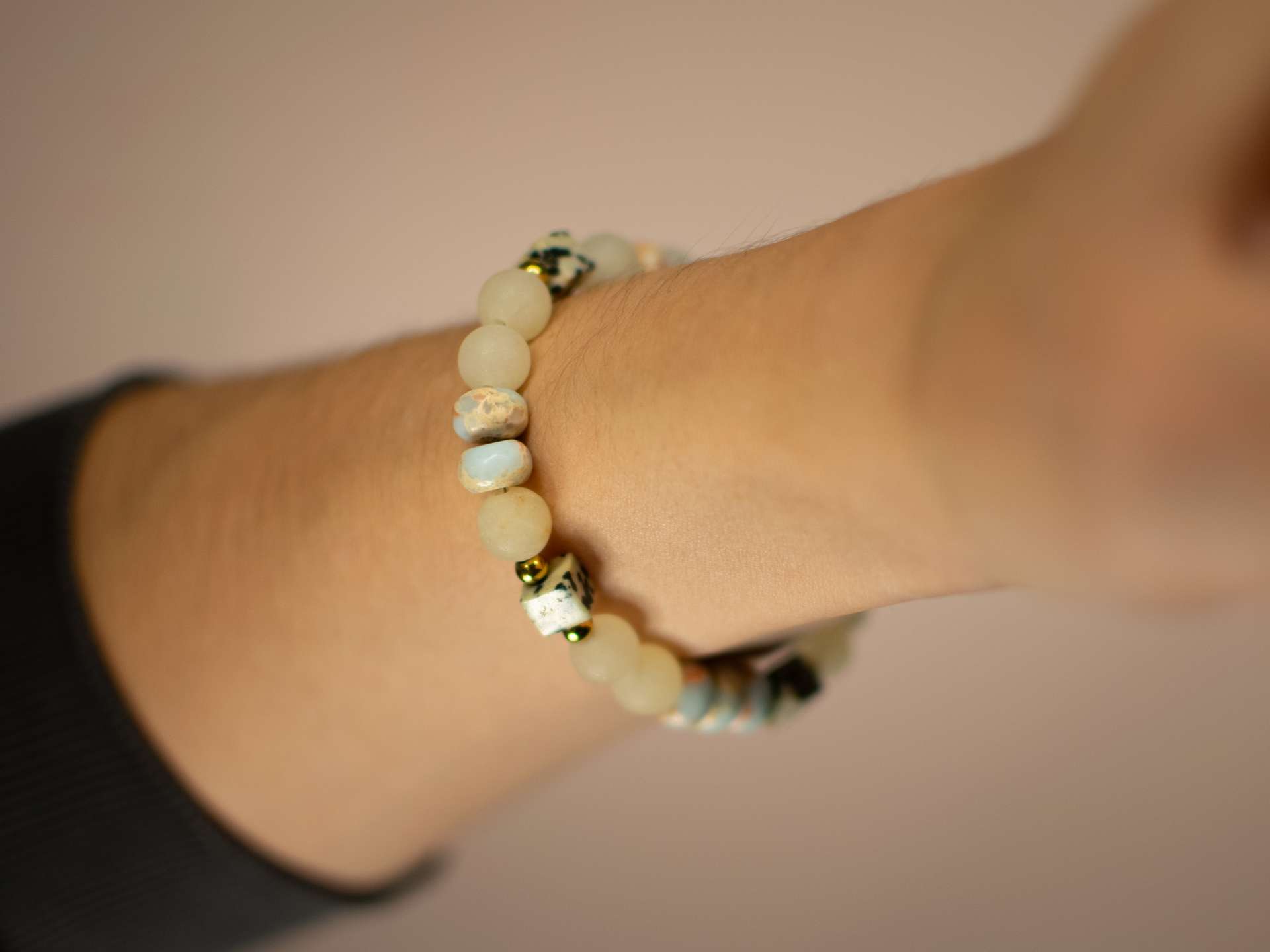 ZESTAW BIŻUTERII CLASSIC DOTS SAND & SKY - obrazek 6