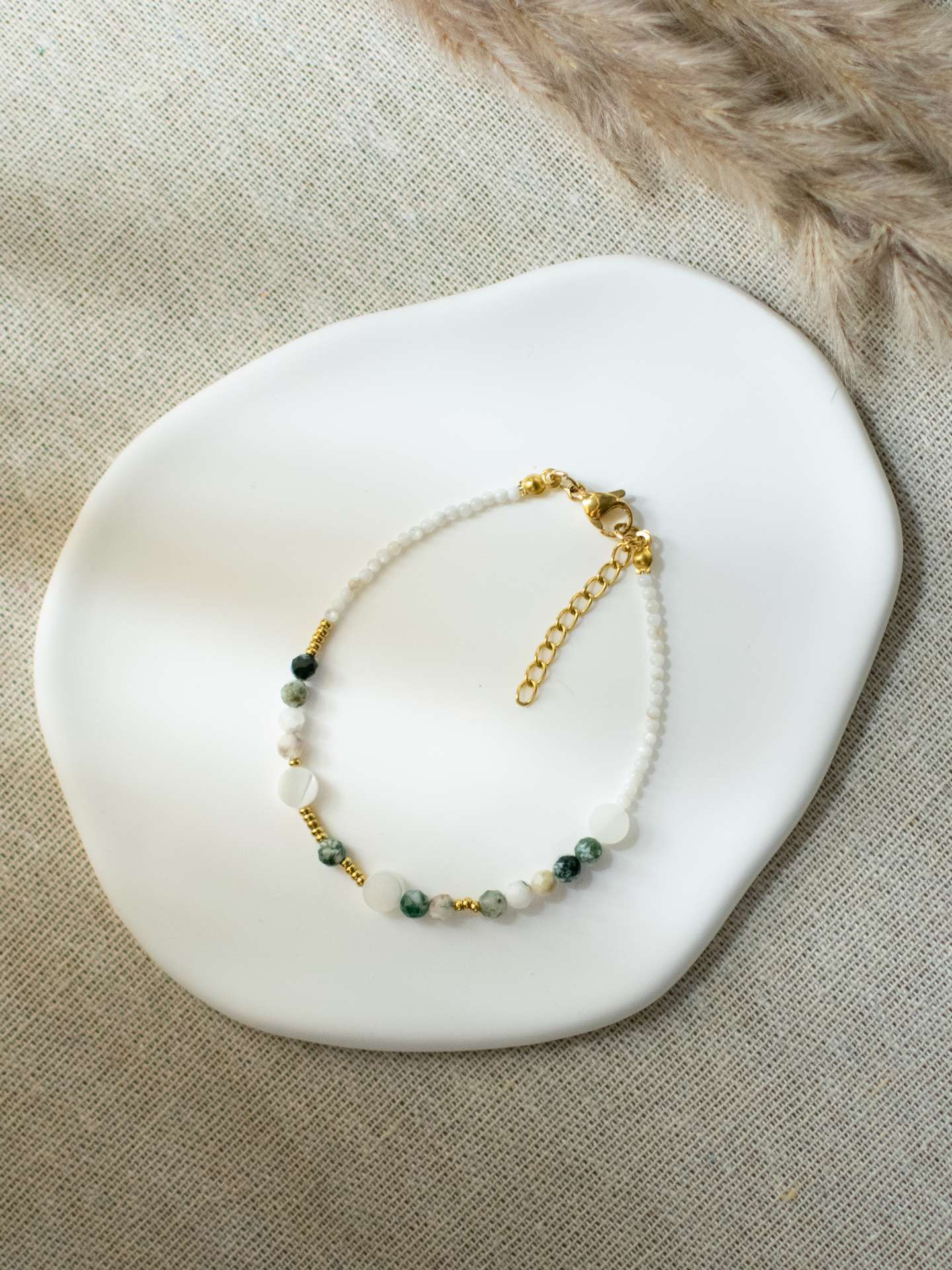 bransoletka secret dots green whisper