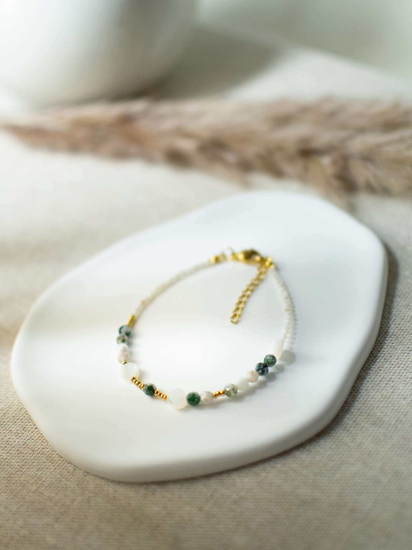 bransoletka secret dots green whisper