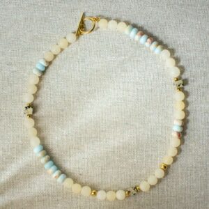 naszyjnik classic dots sand & sky