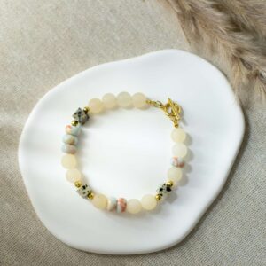 bransoletka classic dots sand & sky