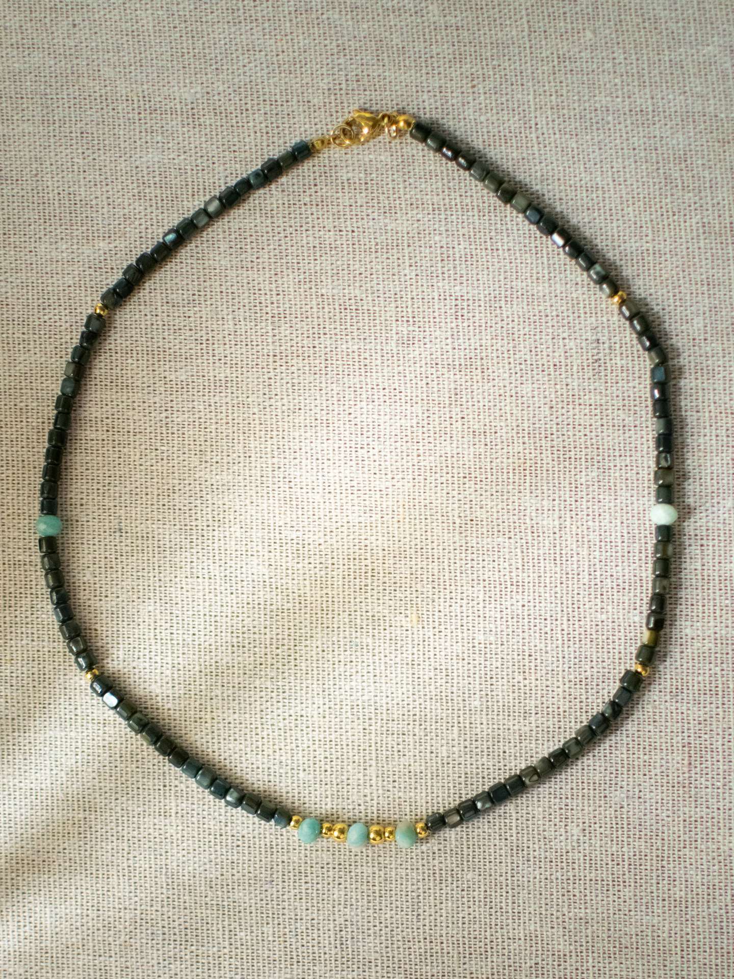 naszyjnik classic dots ocean noir