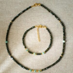 zestaw biŻuterii classic dots ocean noir