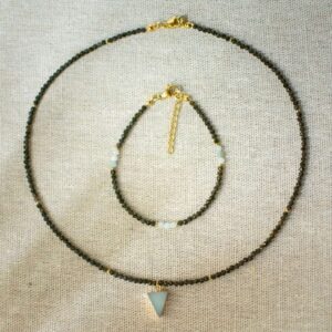 zestaw biŻuterii classic dots sand & sky